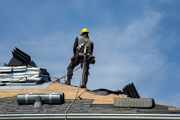 Professional Flat Roof Repair technician working in Oakman, AL